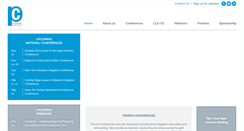 Desktop Screenshot of perrinconferences.com